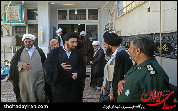 عکس/مجلس ختم سردار همدانی در دفتر آیت الله نوری همدانی