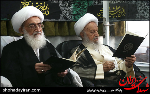 عکس/مجلس ختم سردار همدانی در دفتر آیت الله نوری همدانی