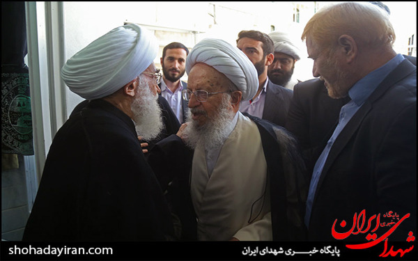 عکس/مجلس ختم سردار همدانی در دفتر آیت الله نوری همدانی