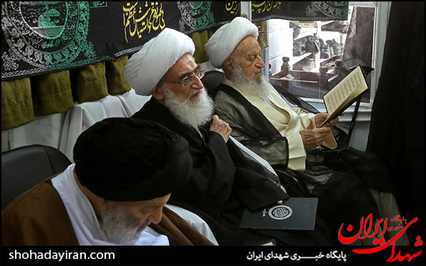 عکس/مجلس ختم سردار همدانی در دفتر آیت الله نوری همدانی