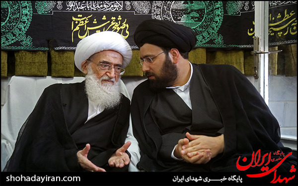 عکس/مجلس ختم سردار همدانی در دفتر آیت الله نوری همدانی