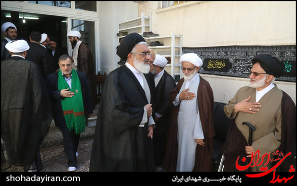 عکس/مجلس ختم سردار همدانی در دفتر آیت الله نوری همدانی