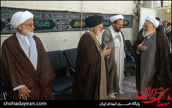 عکس/مجلس ختم سردار همدانی در دفتر آیت الله نوری همدانی