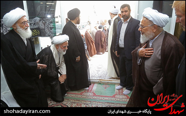 عکس/مجلس ختم سردار همدانی در دفتر آیت الله نوری همدانی