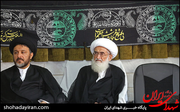 عکس/مجلس ختم سردار همدانی در دفتر آیت الله نوری همدانی