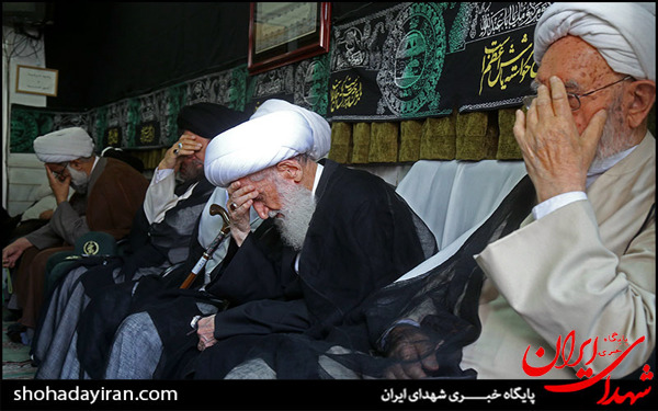 عکس/مجلس ختم سردار همدانی در دفتر آیت الله نوری همدانی