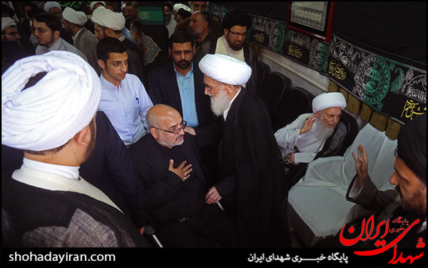 عکس/مجلس ختم سردار همدانی در دفتر آیت الله نوری همدانی