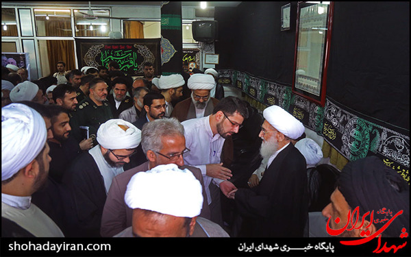 عکس/مجلس ختم سردار همدانی در دفتر آیت الله نوری همدانی