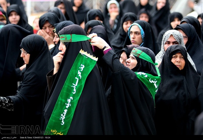 عکس/ تجمع بزرگ لبیک یا حسین(ع) در بجنورد
