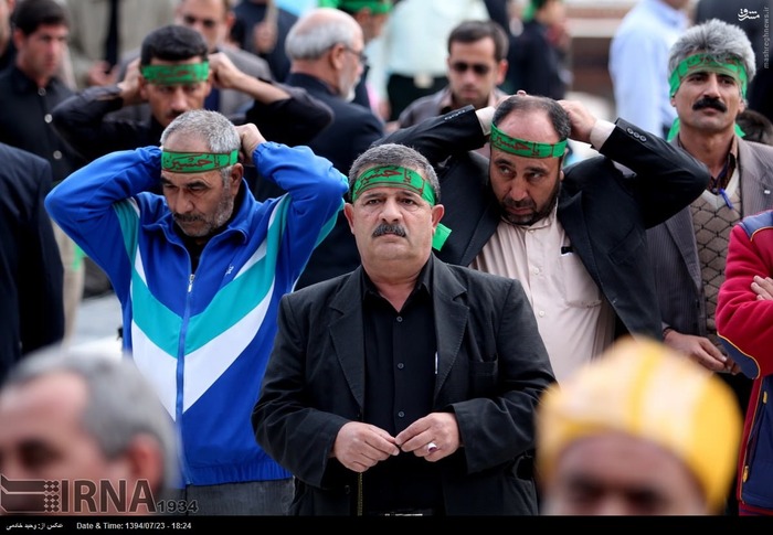 عکس/ تجمع بزرگ لبیک یا حسین(ع) در بجنورد