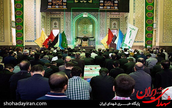 عکس/مراسم وداع با پیکر شهدای مدافع حرم