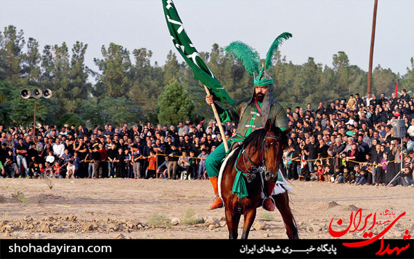 عکس/تعزیه ورود کاروان امام حسین (ع) به سرزمین کربلا