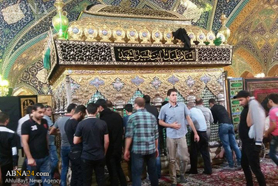 تصاویر/سیاه‌پوش‌شدن حرم‌حضرت رقیه(س)