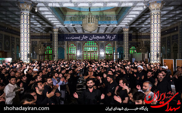 عکس/مراسم شب سوم محرم الحرام هیات فاطمیون