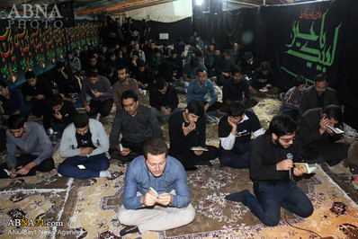 تصاویر/ خيمه عزای دانشجویی در قم تصاویر/ خيمه عزای دانشجویی در قم