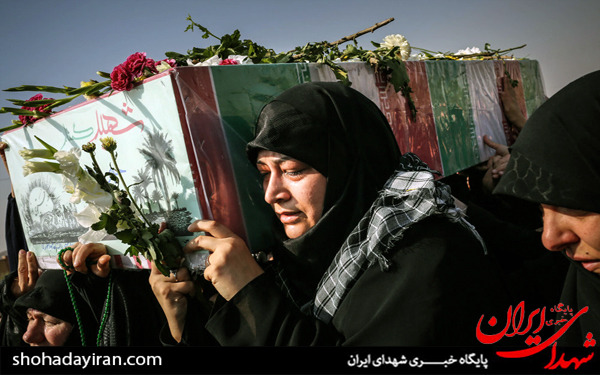 عکس/تشییع دو شهید گمنام در دانشکده شهید مطهری