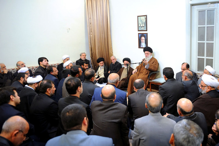 عکس/ دیدار مسئولان و دست‌اندرکاران حج با رهبر انقلاب