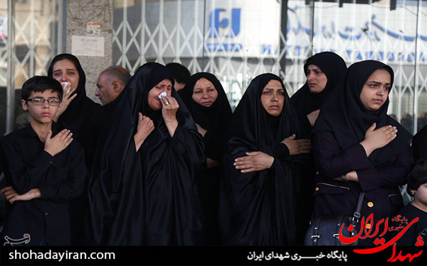 عکس/مراسم تشییع پیکر شهید مدافع حرم- اهواز