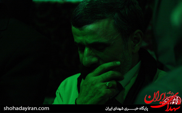 عکس/حضور دکتر احمدی نژاد در هیئت دارالشفاء میدان ۷۲