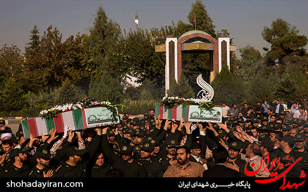عکس/تشییع پیکر دو شهید گمنام در تهران