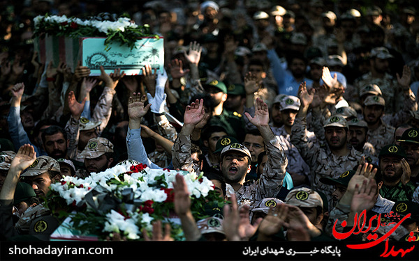 عکس/تشییع پیکر دو شهید گمنام در تهران