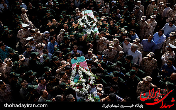 عکس/تشییع پیکر دو شهید گمنام در تهران