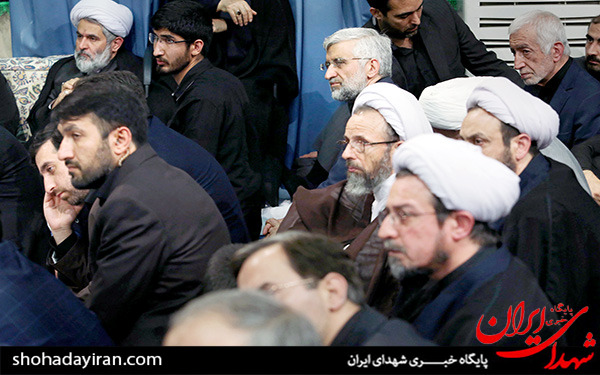 عکس/عزاداری شب تاسوعا در حسینیه امام خمینی در حضور رهبر انقلاب