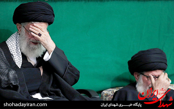 عکس/عزاداری شب تاسوعا در حسینیه امام خمینی در حضور رهبر انقلاب