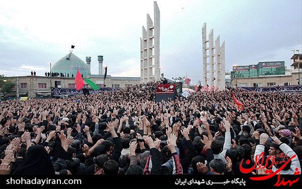 عکس/اجتماع بزرگ عاشقان اباعبدالله الحسین در حسینیه اعظم زنجان