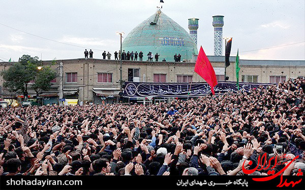عکس/اجتماع بزرگ عاشقان اباعبدالله الحسین در حسینیه اعظم زنجان