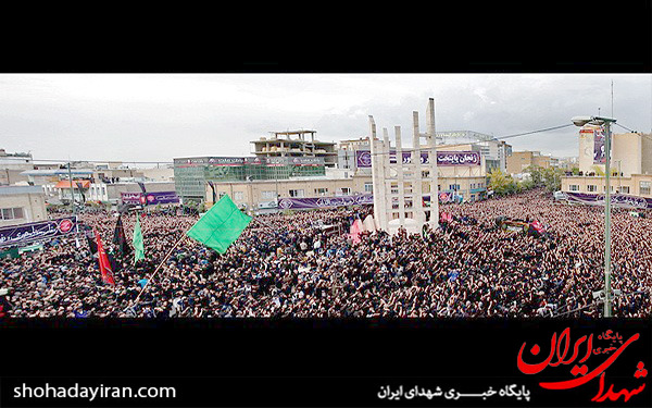 عکس/اجتماع بزرگ عاشقان اباعبدالله الحسین در حسینیه اعظم زنجان