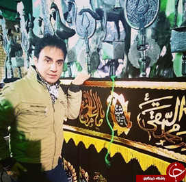 تصاویر/ حضور بازیگران در مراسم عزاداری