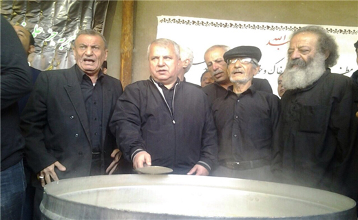 عزاداری علی پروین در ظهر تاسوعا + عکس عزاداری علی پروین در ظهر تاسوعا + عکس