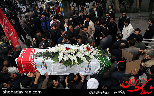 عکس/تشییع پیکر دانشجوی جانباز شهید دانشگاه تهران