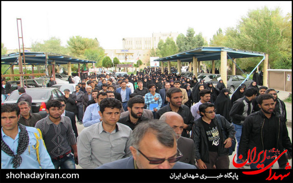 عکس/وداع با شهدای گمنام در دانشگاه پیام نور زاهدان