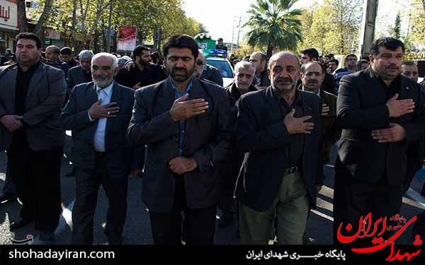 عکس/تشییع پیکر شهید علی شالیکار در مازندران