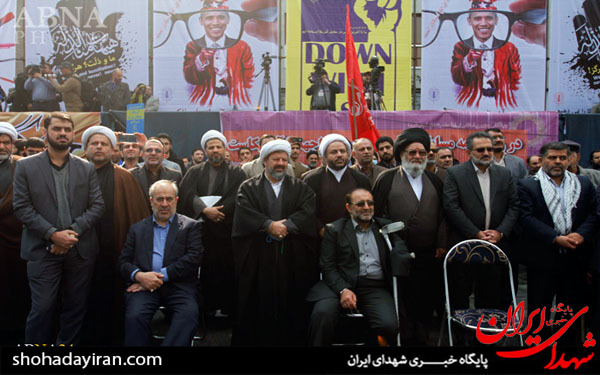 عکس/حضور شخصیت ها در راهپیمایی یوم الله ۱۳ آبان
