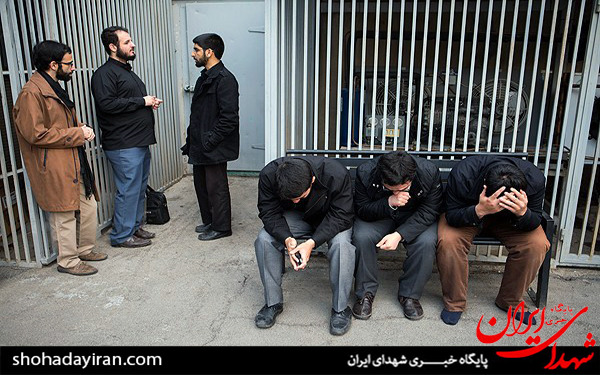 عکس/وداع با پیکر شهید روح‌الله قربانی