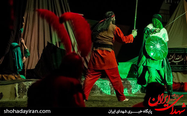 نمایش آئینی ردای سرخ خورشید/عکس