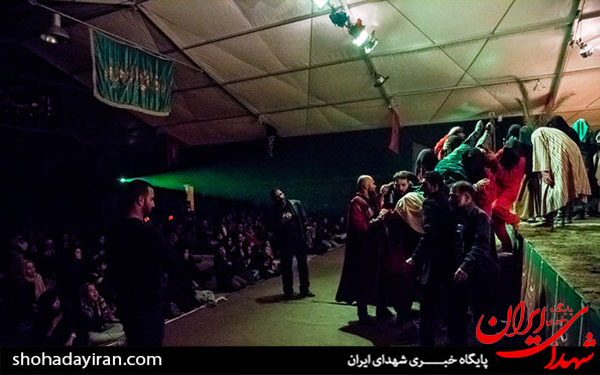 نمایش آئینی ردای سرخ خورشید/عکس