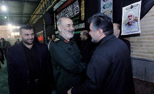 مراسم ختم پدر حاج صادق آهنگران + تصاویر