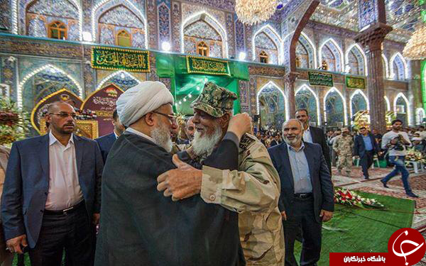تقدیر از ابو عزرائیل در حرم امام حسین (ع) + تصاویر تقدیر از ابو عزرائیل در حرم امام حسین (ع) + تصاویر