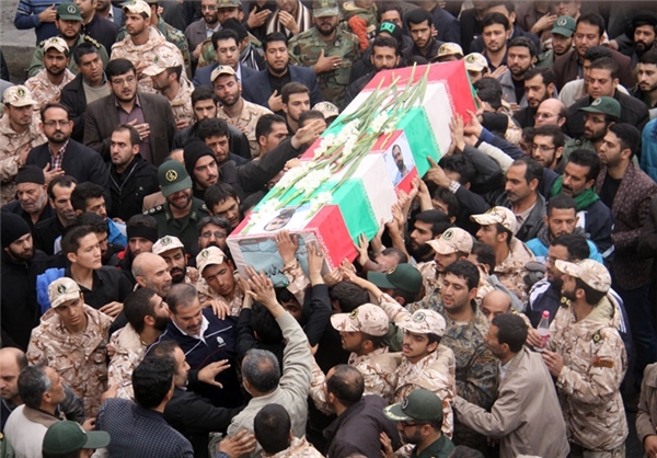 سنگ‌تمام سمنانی‌ها برای شهید مدافع حرم+تصاویر