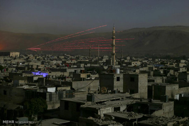 عکس/ مرگ و زندگی در دمشق‎