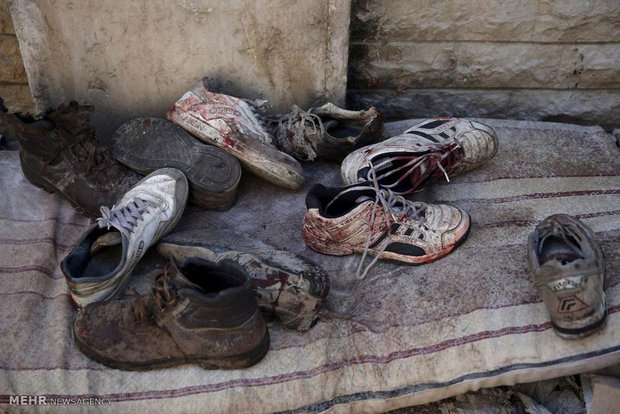 عکس/ مرگ و زندگی در دمشق‎