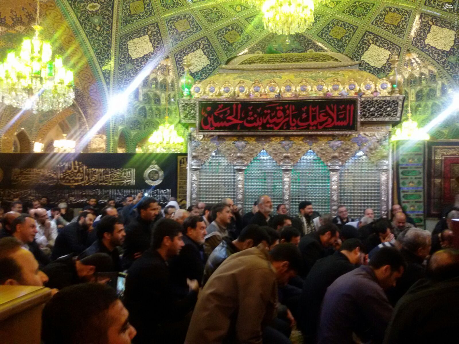 عزاداری شهادت حضرت رقیه (س) در دمشق+تصاویر عزاداری شهادت حضرت رقیه (س) در دمشق+تصاویر