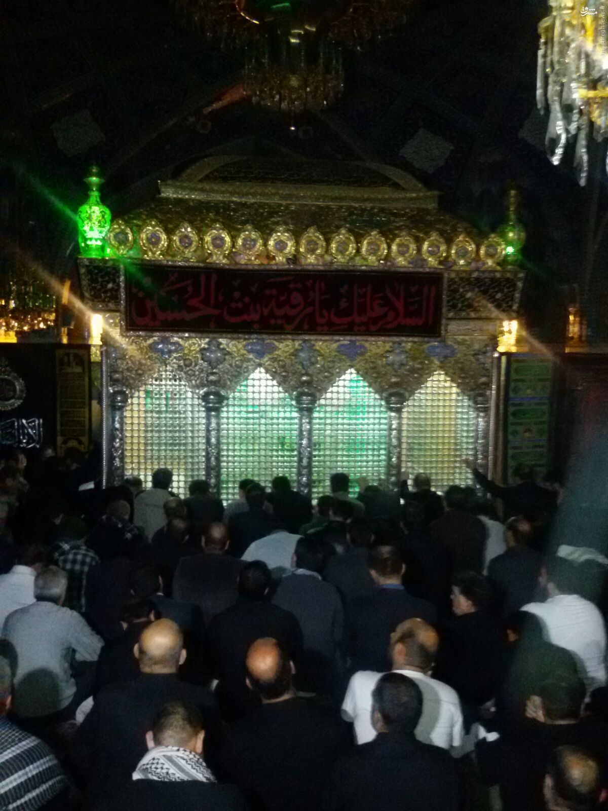 عزاداری شهادت حضرت رقیه (س) در دمشق+تصاویر عزاداری شهادت حضرت رقیه (س) در دمشق+تصاویر