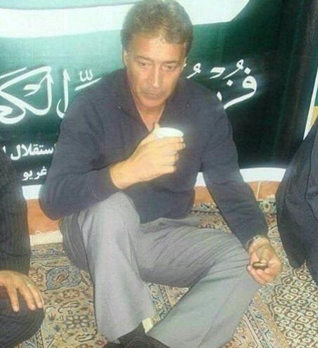 مرحوم ناصر حجازی در مراسم عزاداری +عکس