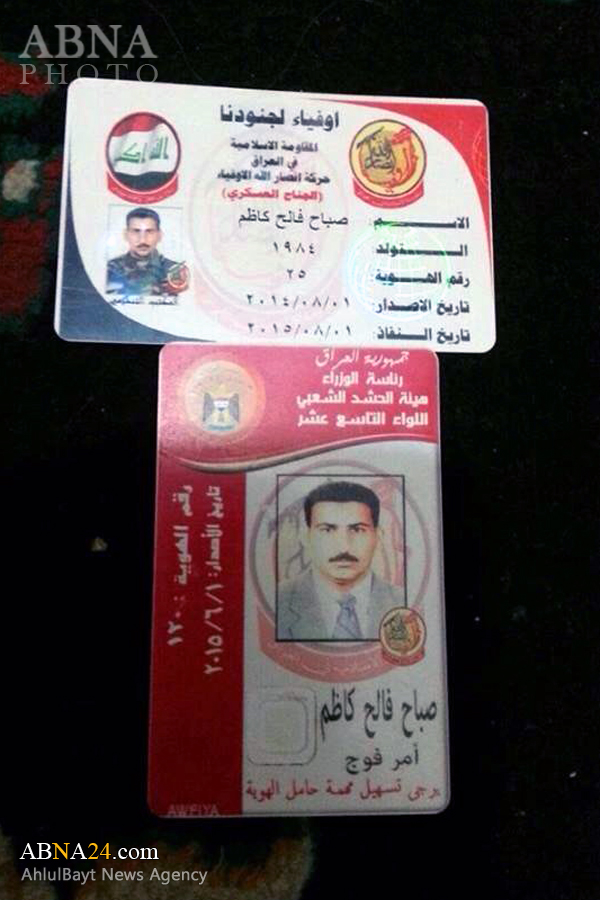 شهادت یکی از فرماندهان عراقی در حلب+عکس شهادت یکی از فرماندهان عراقی در حلب+عکس