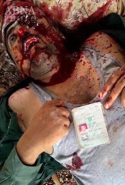 شهادت یکی از فرماندهان عراقی در «حلب» + عکس شهادت یکی از فرماندهان عراقی در «حلب» + عکس
